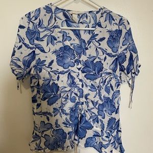 Blue blouse size 6